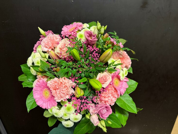 Moederdag > Ruiker + bloemenbox